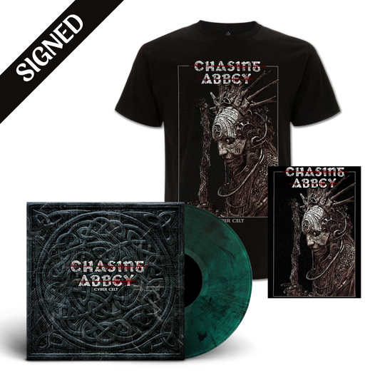CYBER CELT LP + Tee + SIGNED Poster Bundle